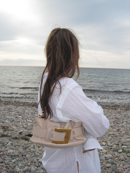 BALMAIN Mini Anthem Leather Bag