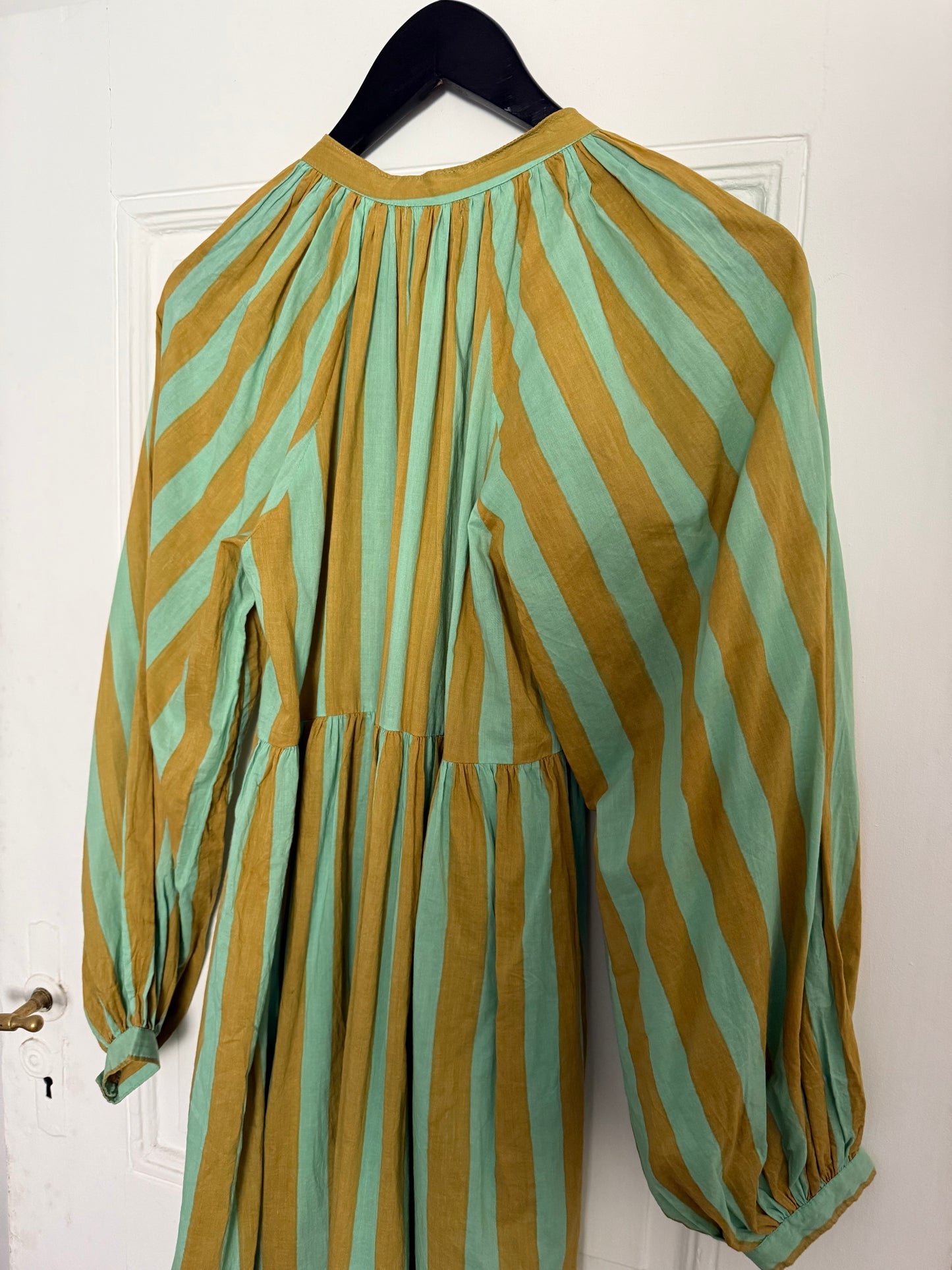 Matta Striped A-Line Maxi Dress