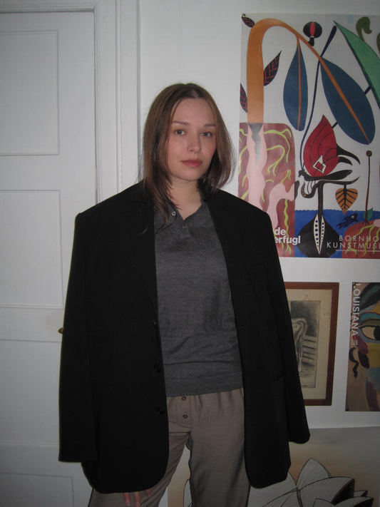 Fred Perry x Raf Simons Merino Paneled Knit Polo