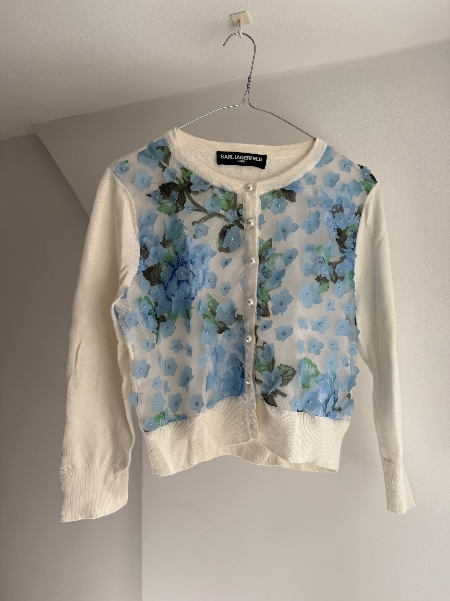 Karl Lagerfeld Vintage Floral Cardigan