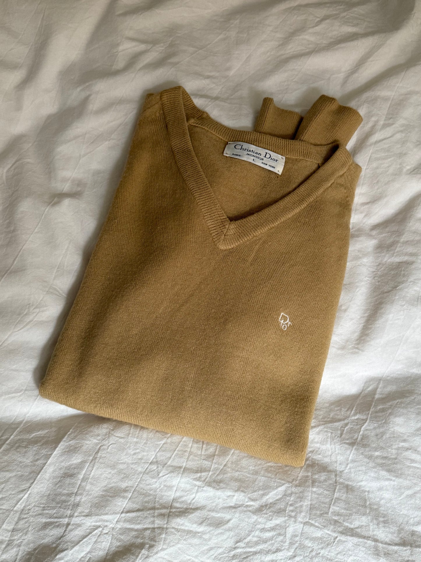 Vintage Soft Christian Dior Homme V-Line Nech Sweater