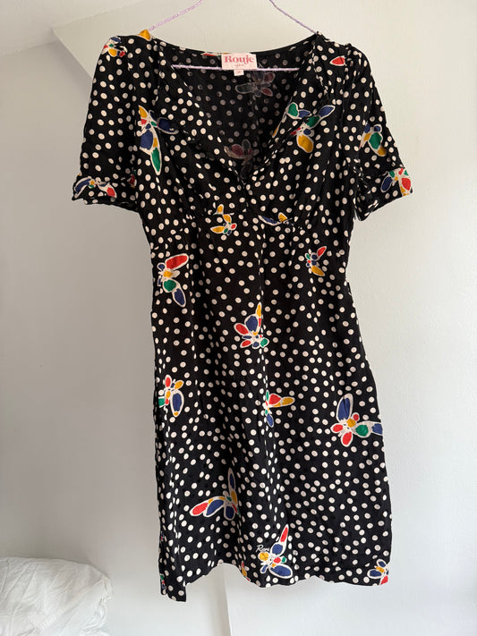 Rouje Polka Dots Midi Dress