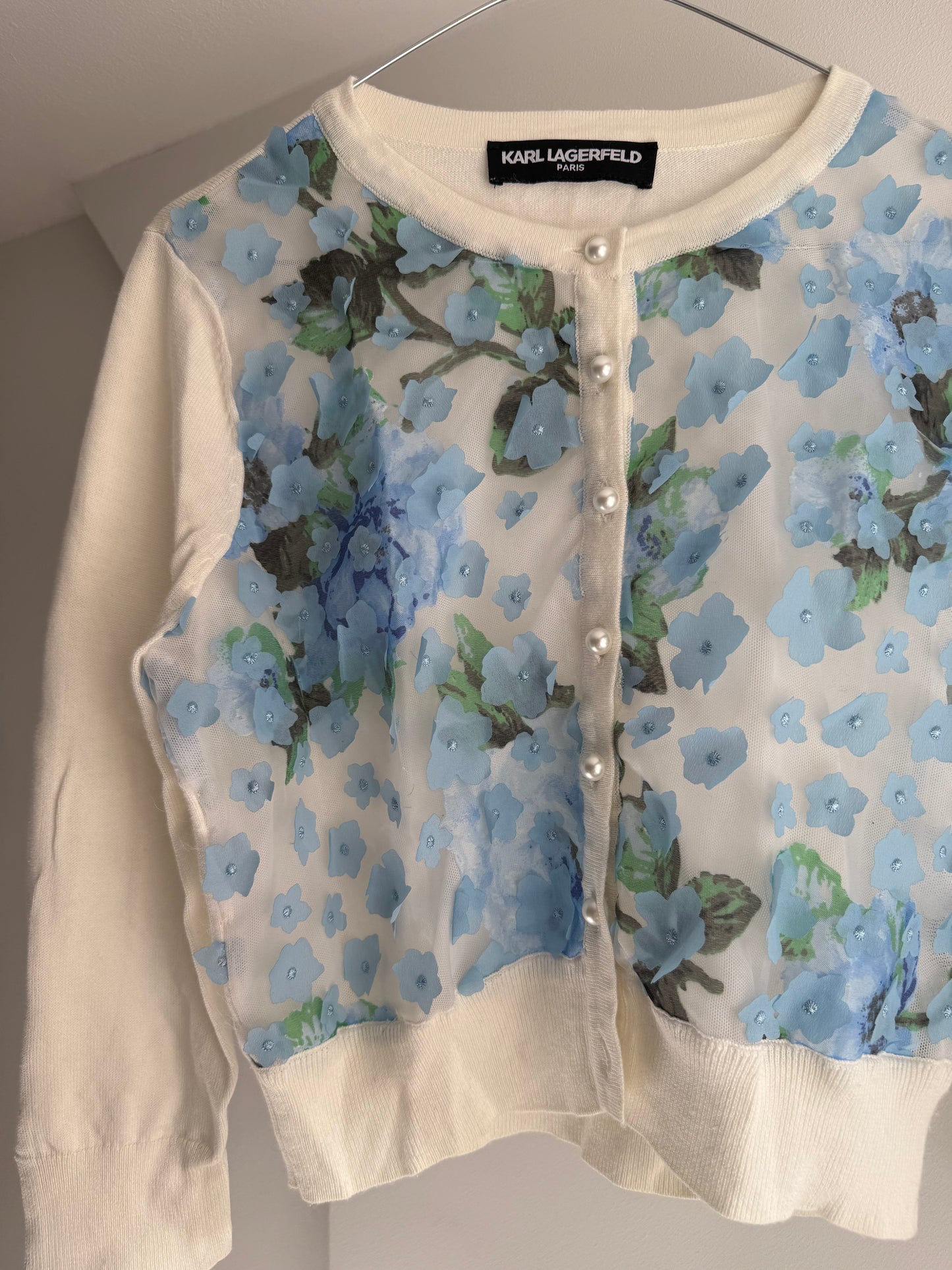 Karl Lagerfeld Vintage Floral Cardigan