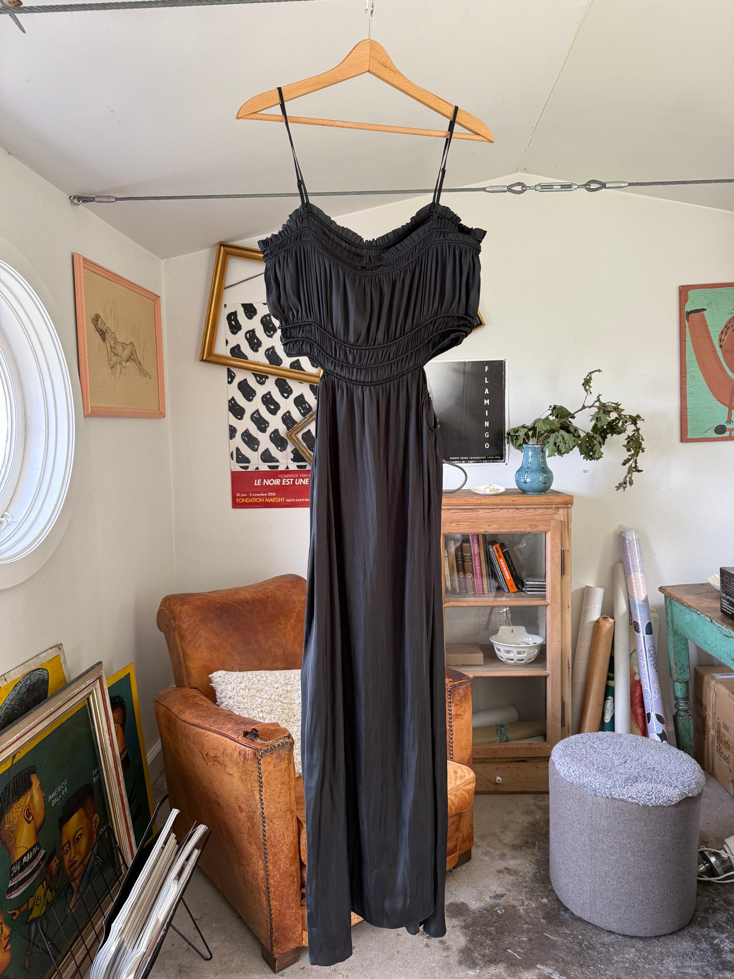 Maje Black Maxi Dress