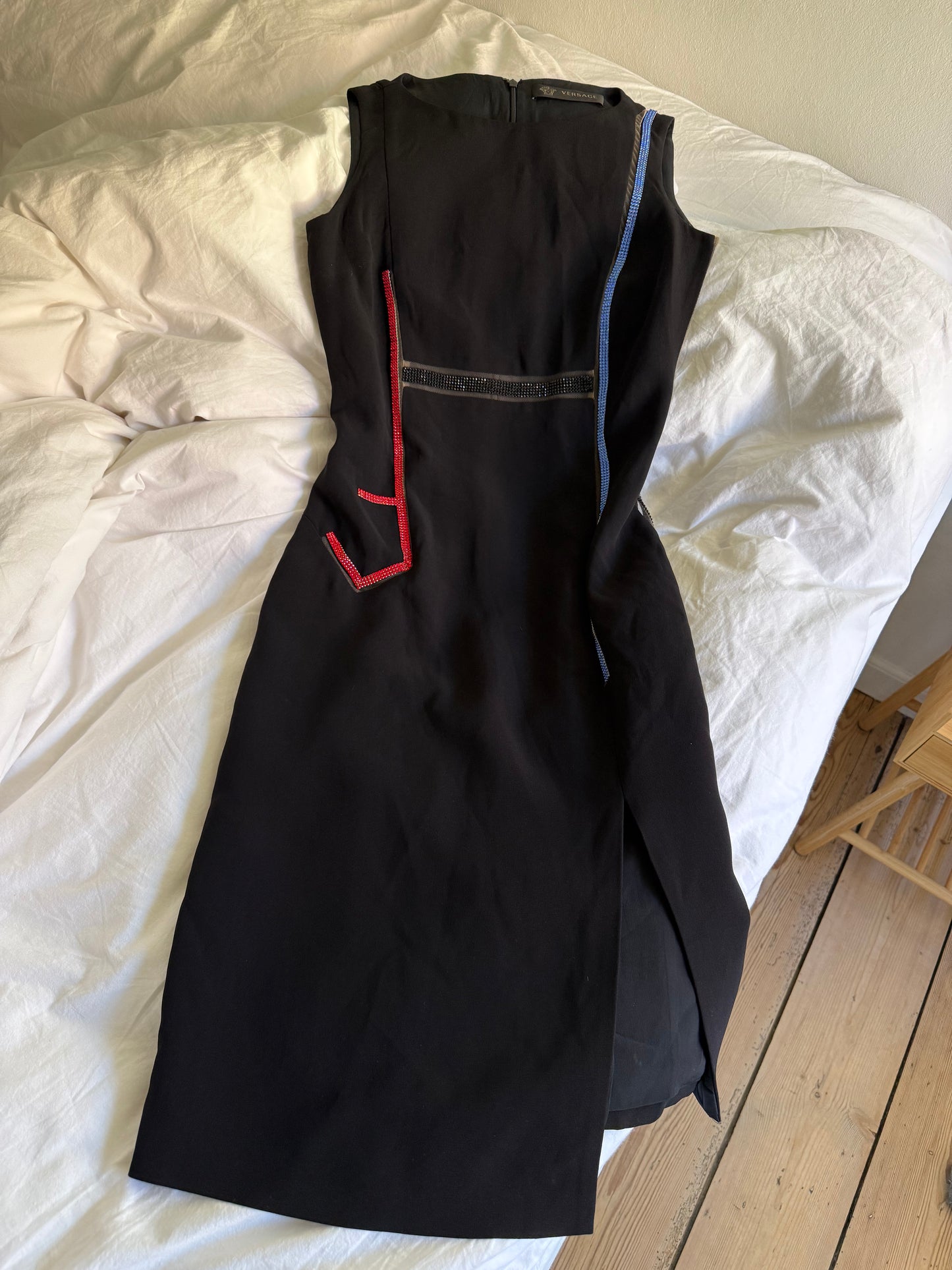 Vintage Versace Silk Cocktail Dress