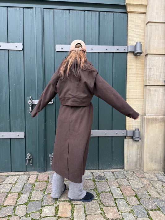 Gestuz Brown 2 Pieces Trenchcoat