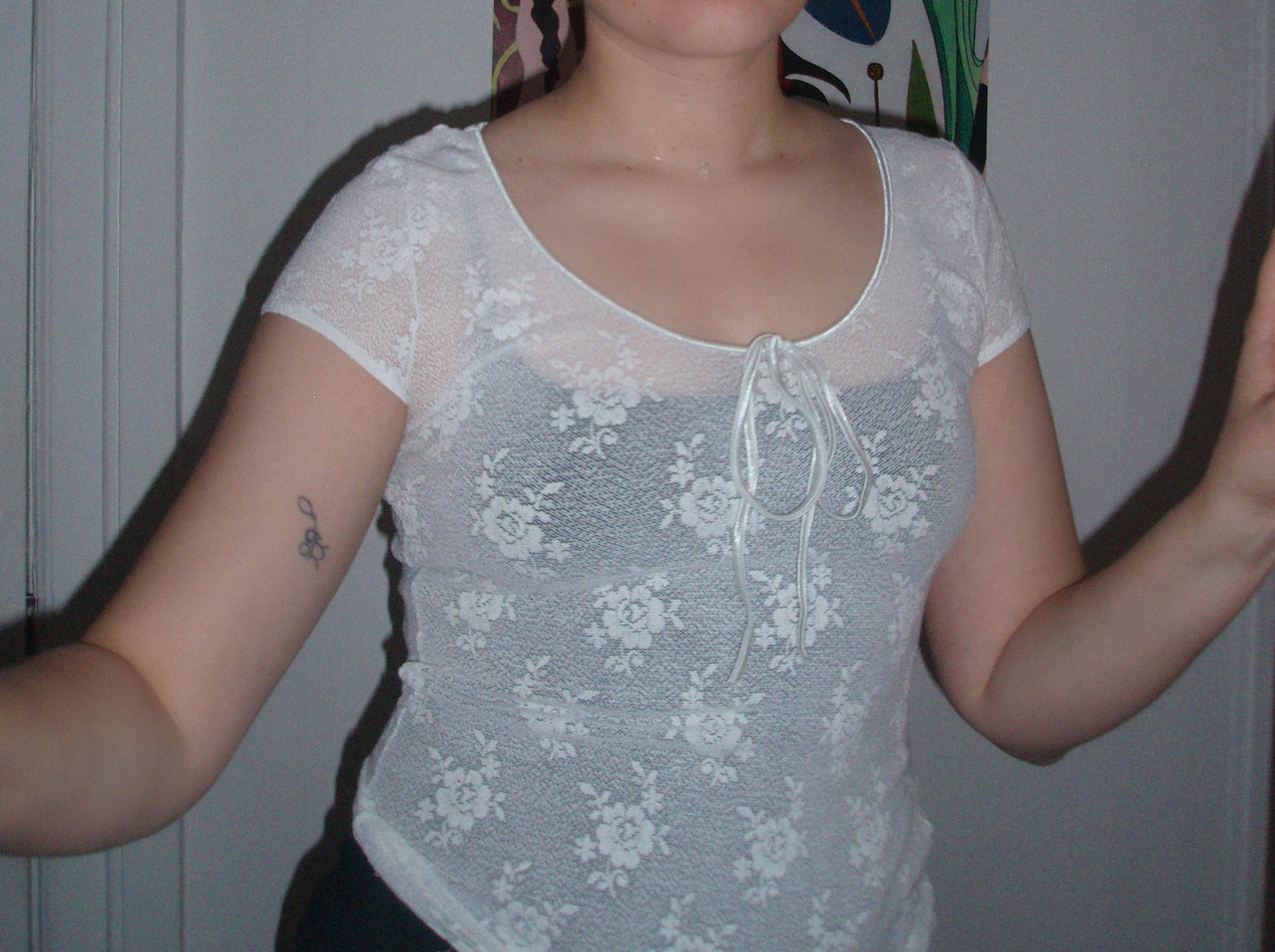 Wolford Lace Top With Bow