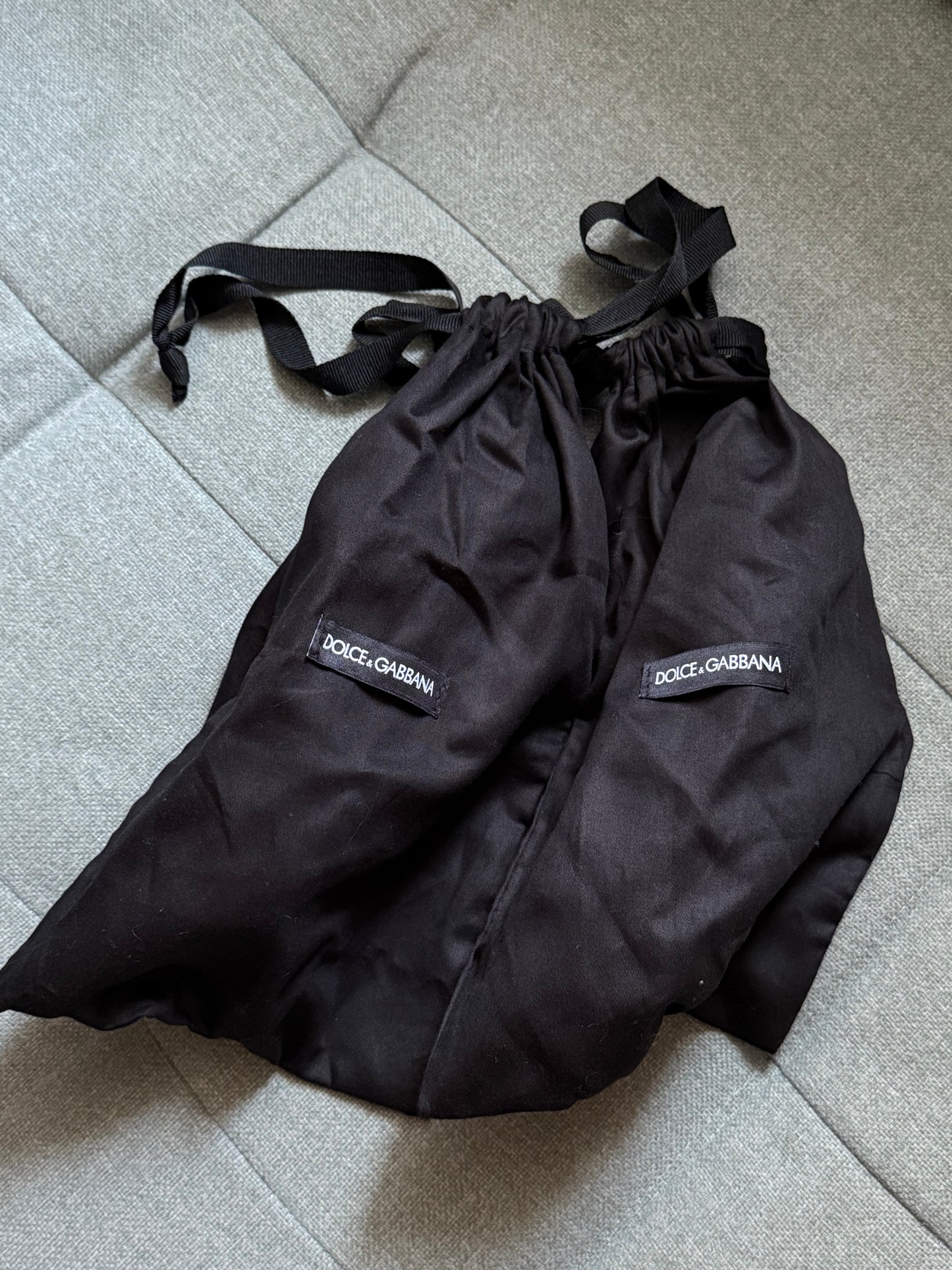 Dolce & Gabbana Black Heels with Leo Pattern