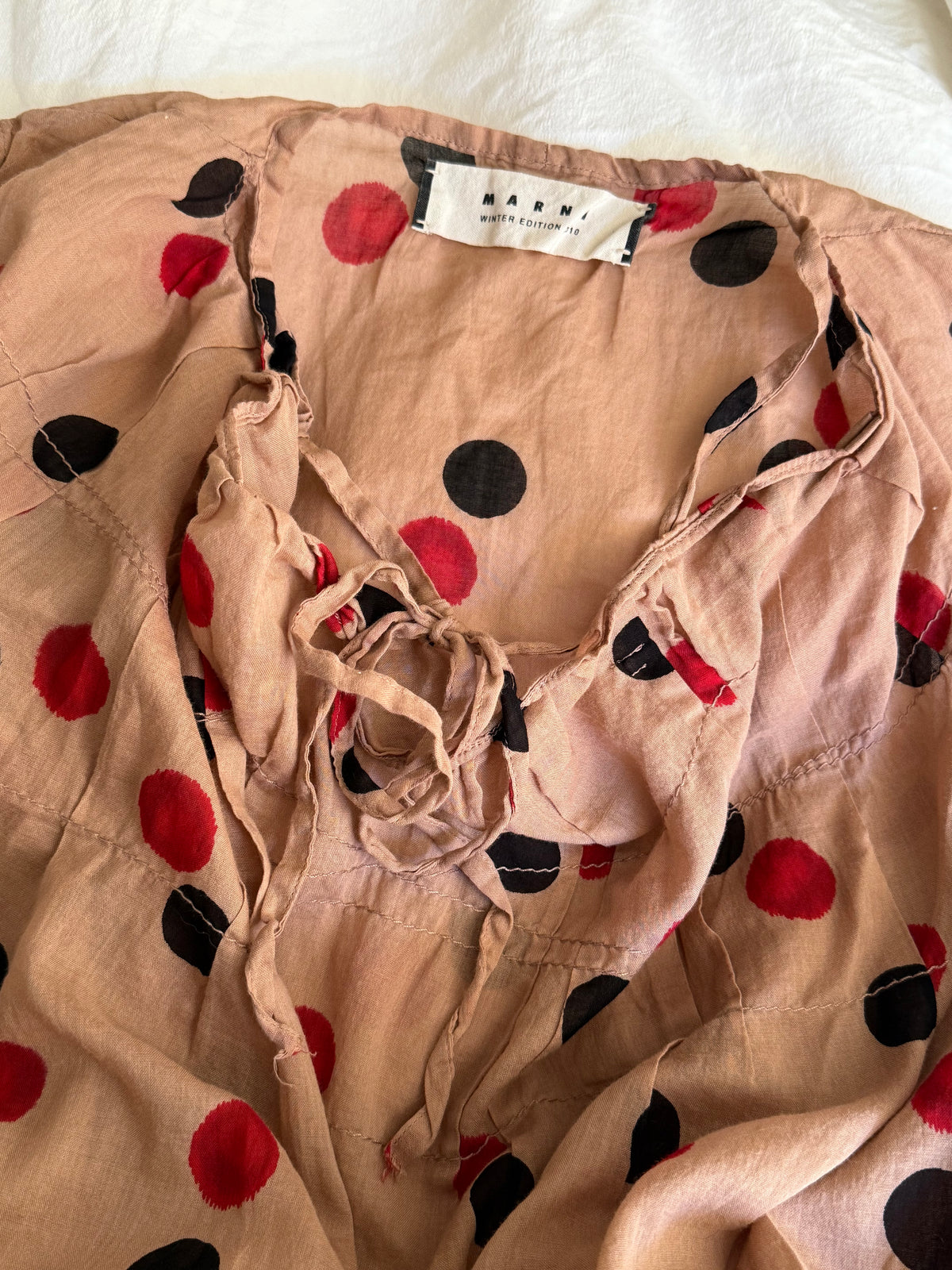 Marni Winter Edition 2010 Polka Dot Cotton Top