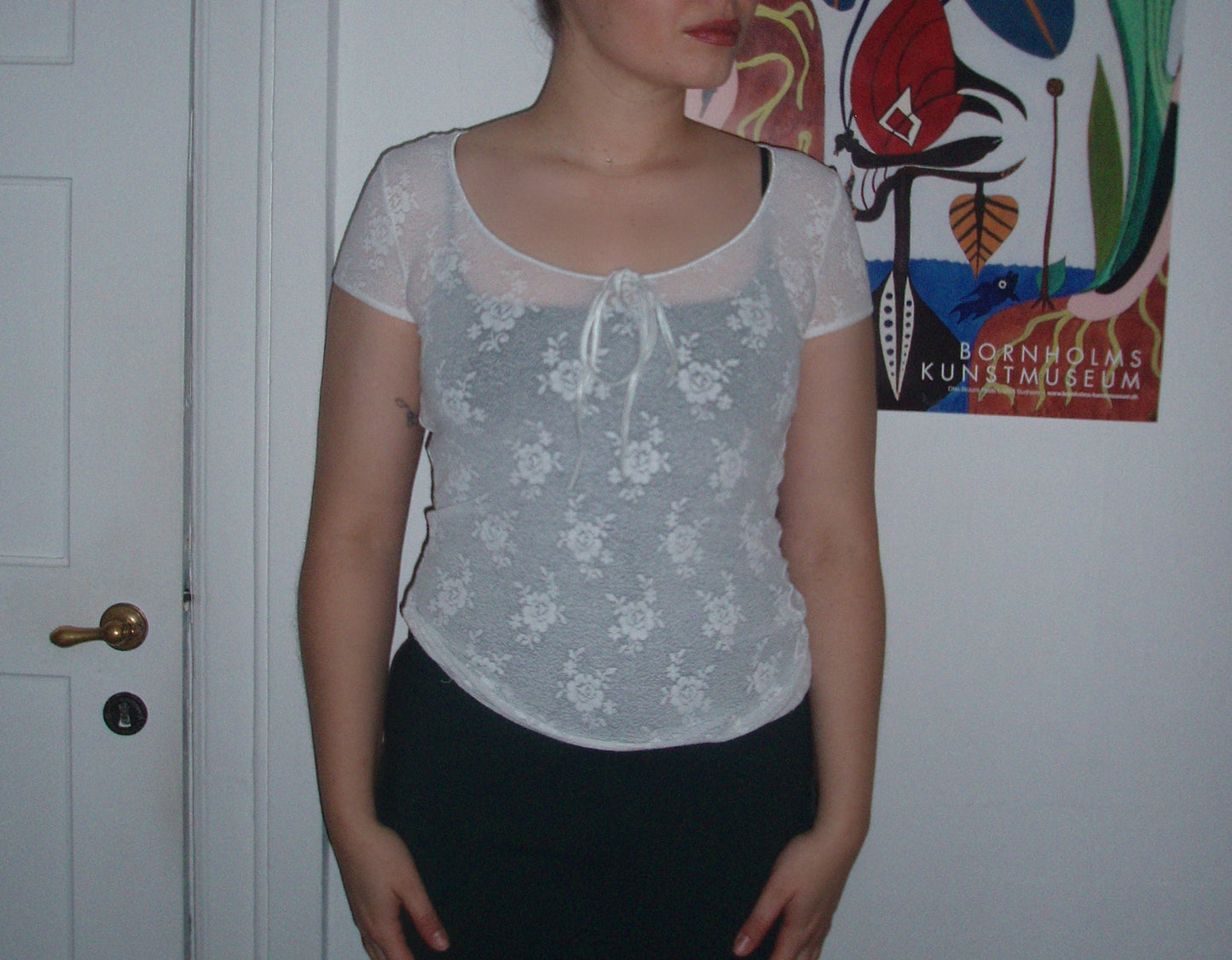 Wolford Lace Top With Bow