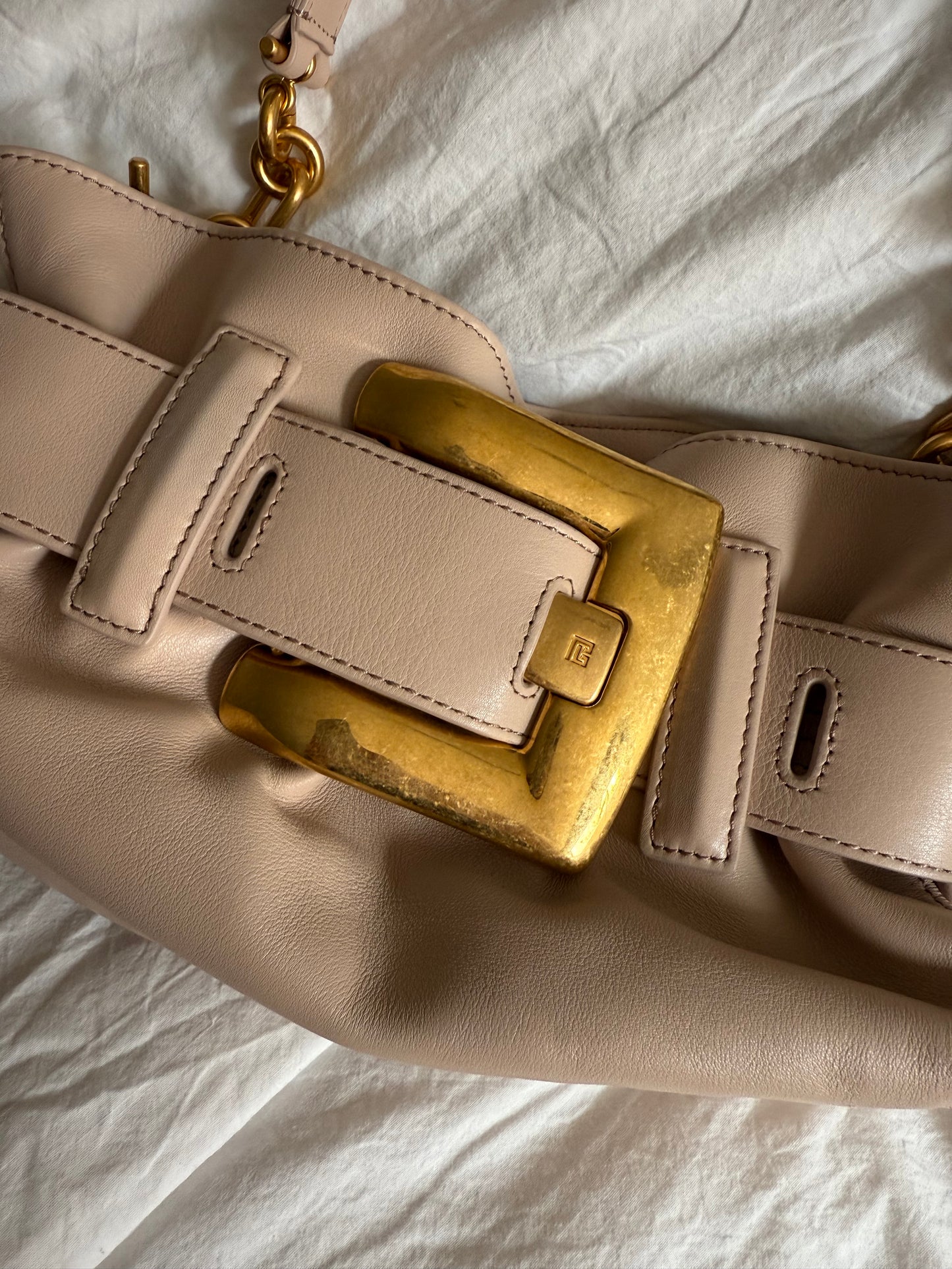 BALMAIN Mini Anthem Leather Bag