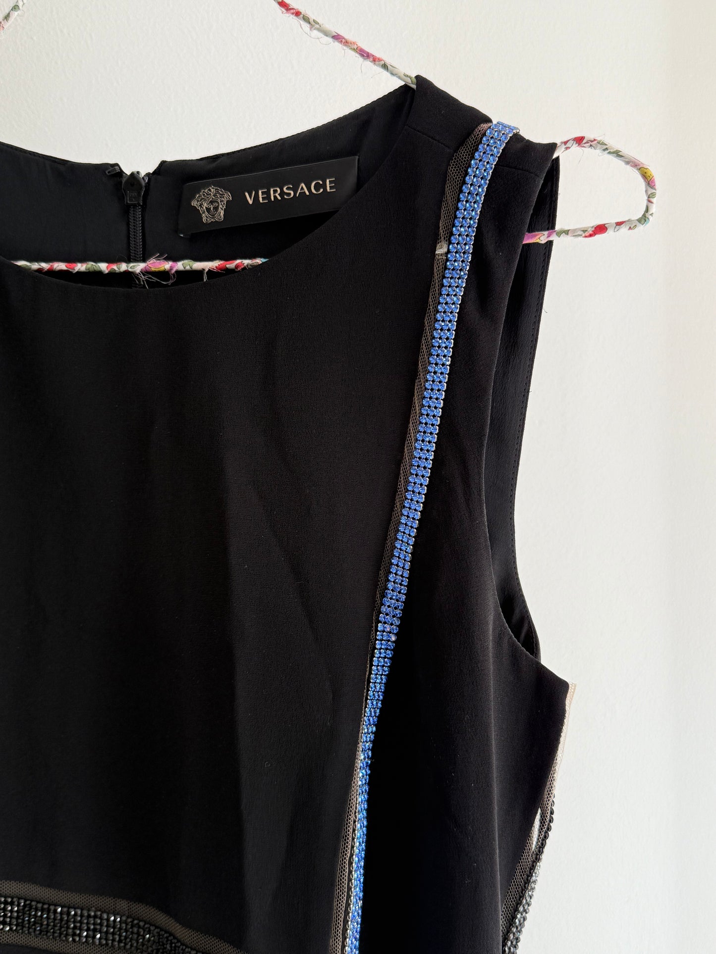 Vintage Versace Silk Cocktail Dress