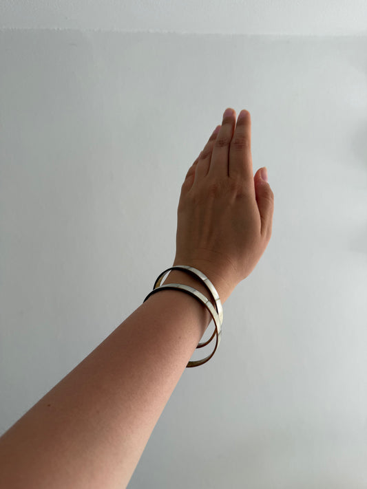2 Mother of Pearl Bangles