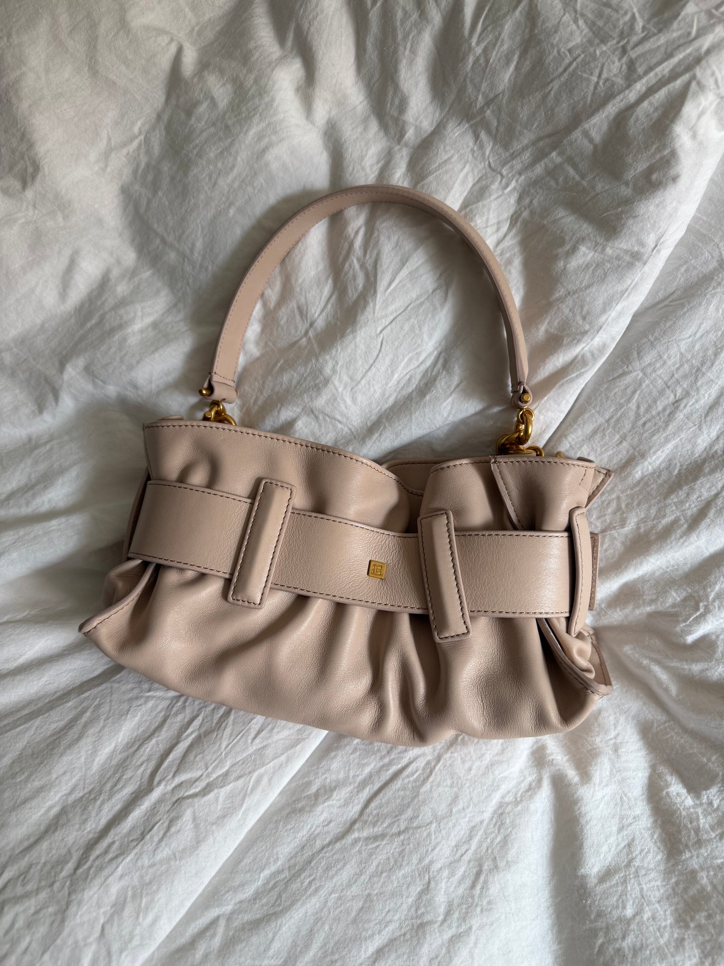BALMAIN Mini Anthem Leather Bag
