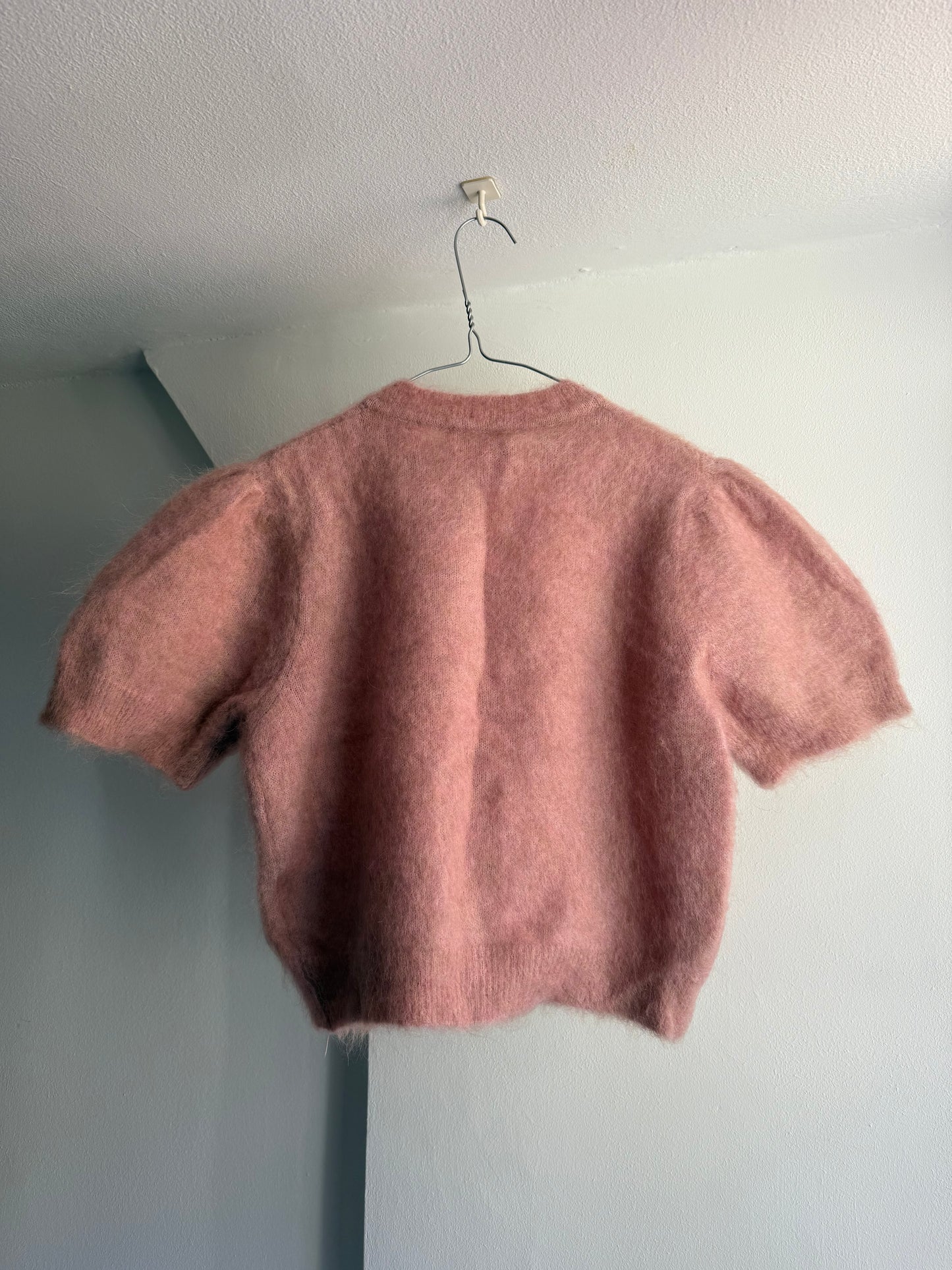 Rouje Alpaka and Mohair Blend Cropped Cardigan