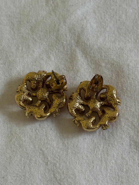 Vintage Flower Earrings