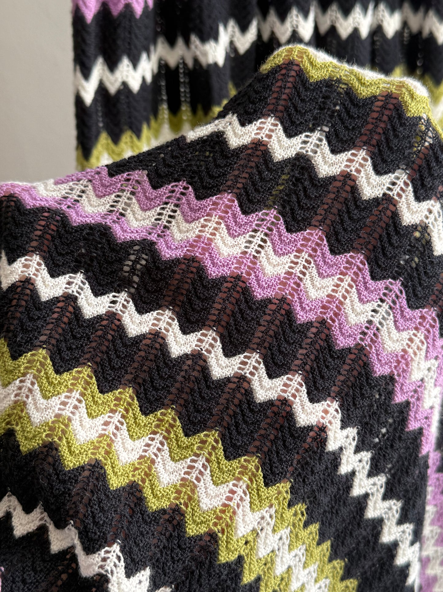 ME+EM Zigzag Print Maxi Dress