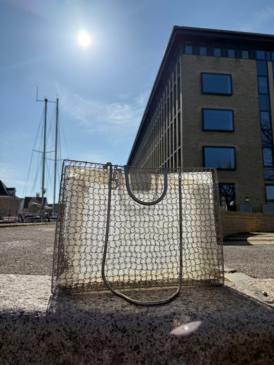 Salvatore Ferragamo Late 80s/Early 90s Crochet Wire Bag