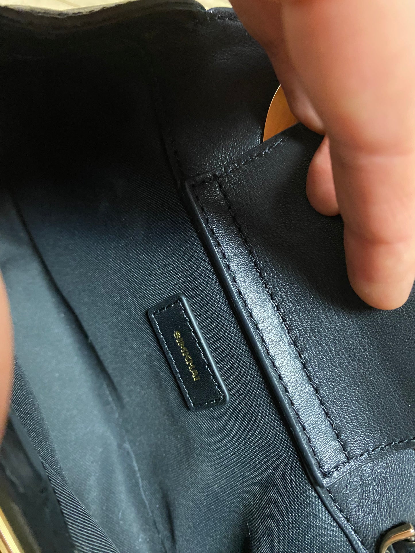Simkhai Black Leather Bag