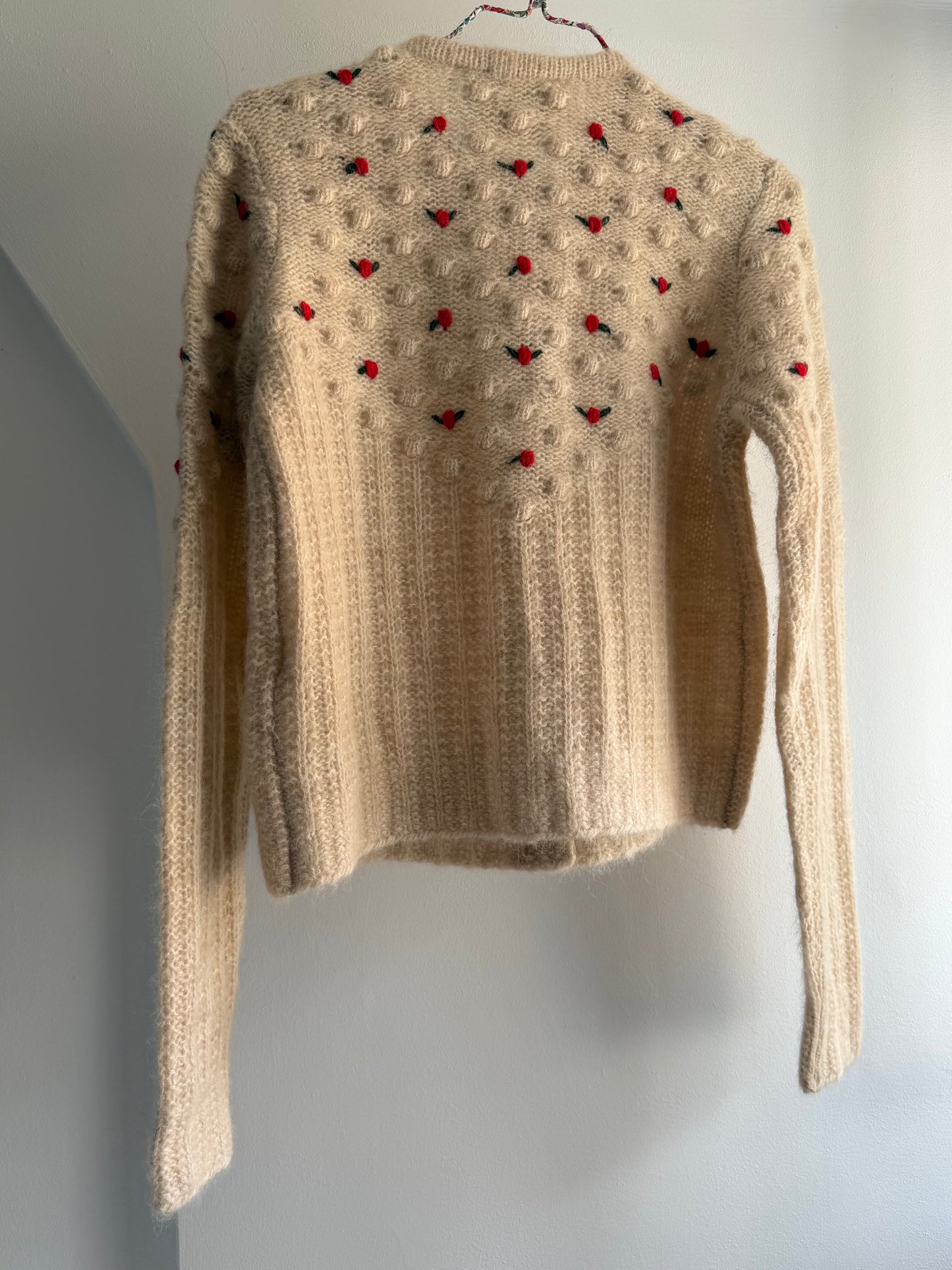 Notes du Nord Flower Alpaca Blend Cardigan