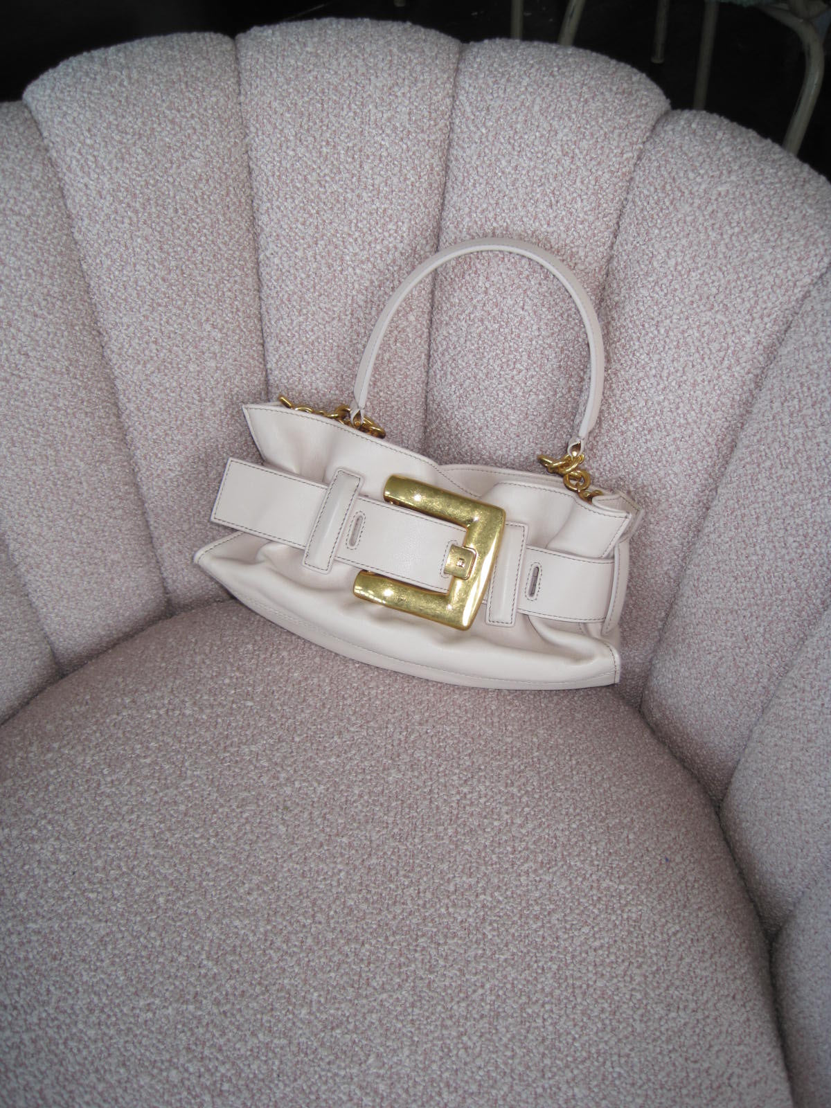 BALMAIN Mini Anthem Leather Bag