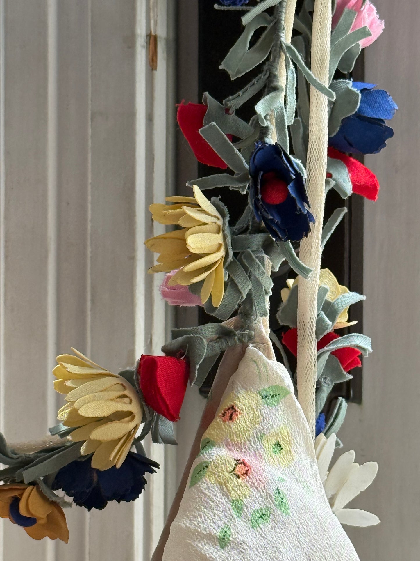 DÔEN 3D Floral Silk Maxi Dress