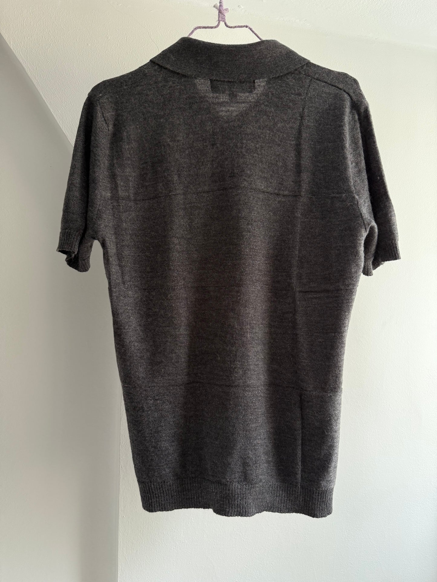 Fred Perry x Raf Simons Merino Paneled Knit Polo