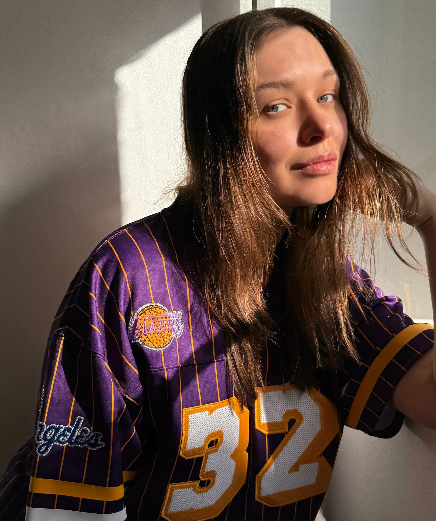 Dannijo Lakers Cropped Sports Tee