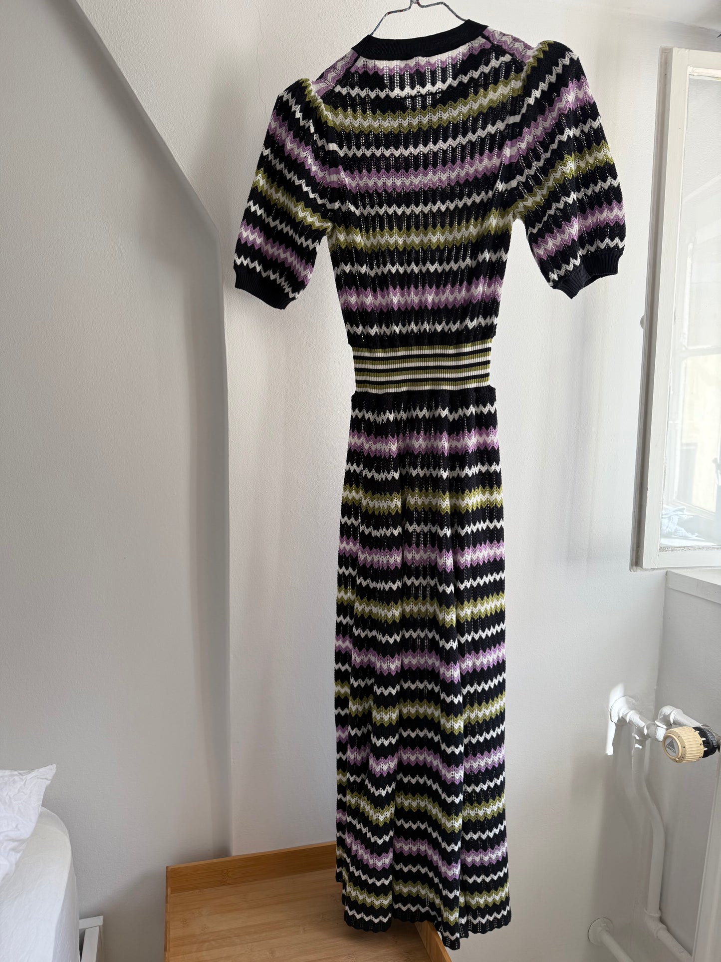 ME+EM Zigzag Print Maxi Dress