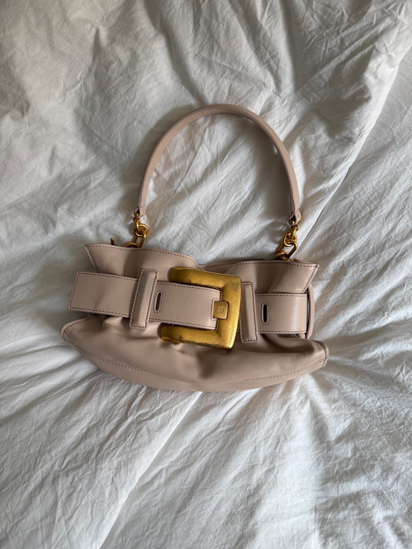 BALMAIN Mini Anthem Leather Bag