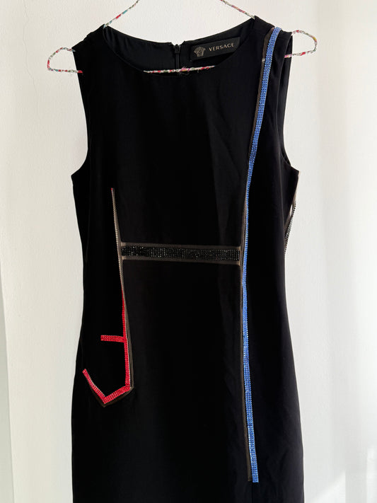 Vintage Versace Silk Cocktail Dress