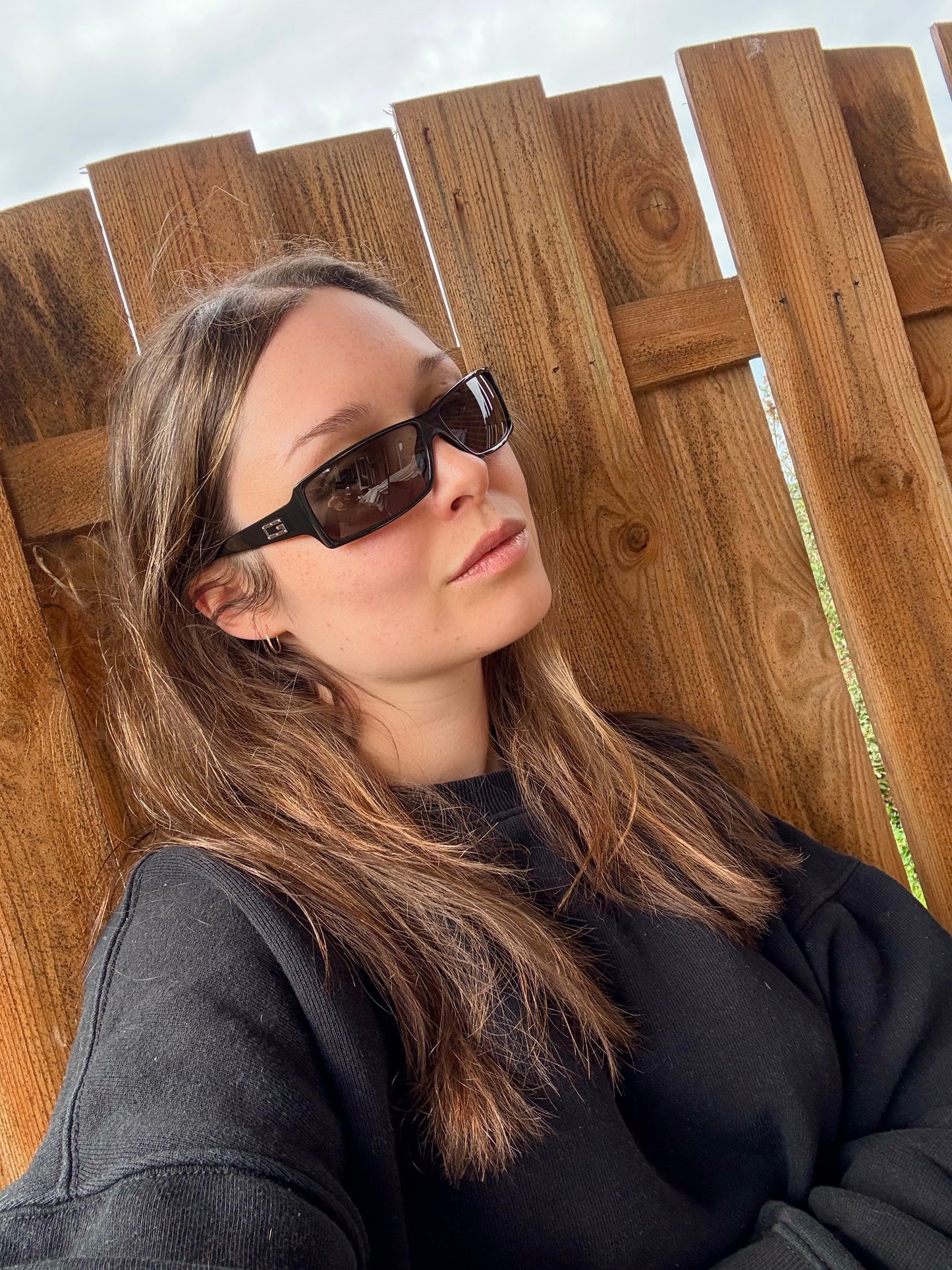 Vintage Gucci Rectangular Sunglasses from the 90s