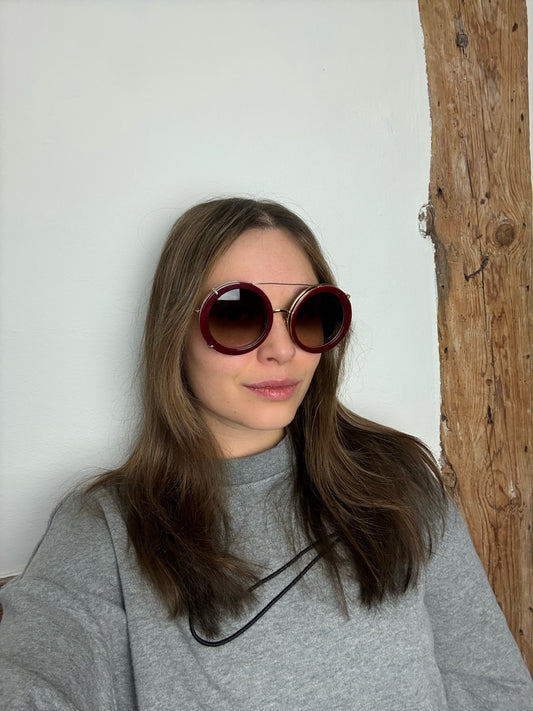 Dolce & Gabbana Leo/Bordeaux Sunglasses