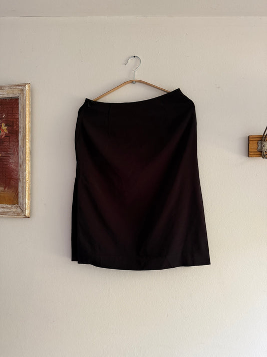 Vintage Prada Skirt with High Slit in Both Sides