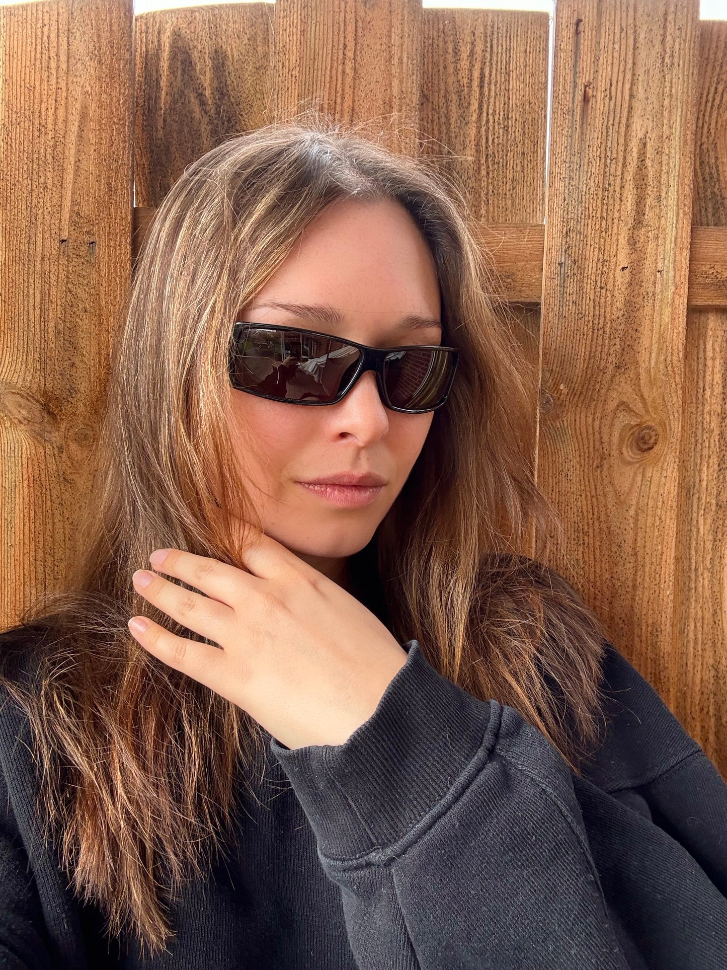 Vintage Gucci Rectangular Sunglasses from the 90s