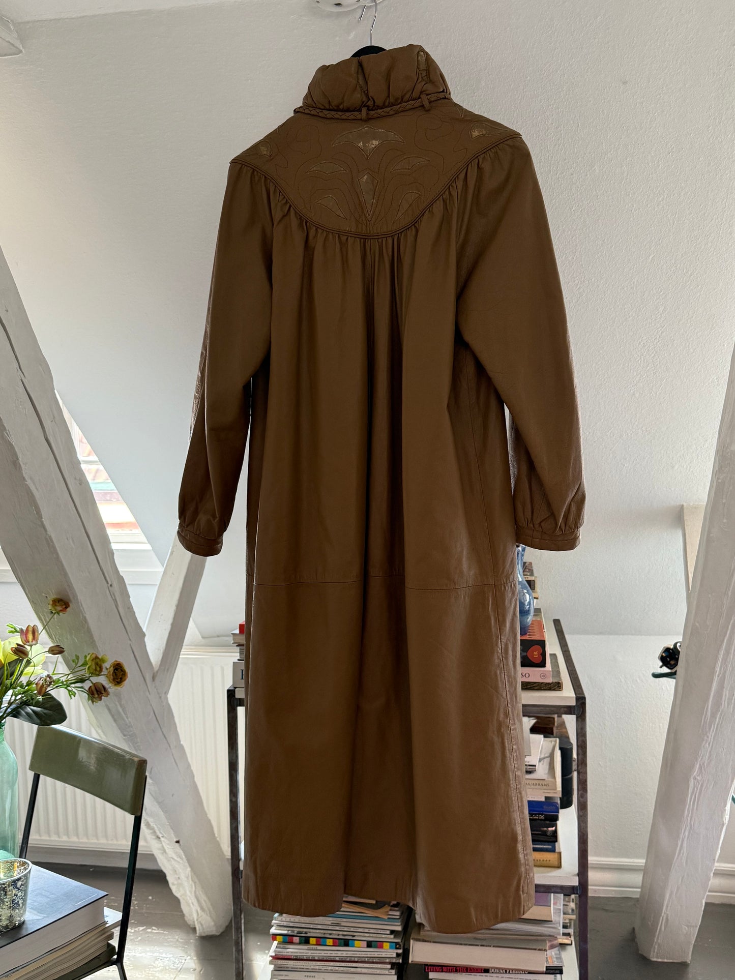 Vintage 80’s CowHide Leather Coat