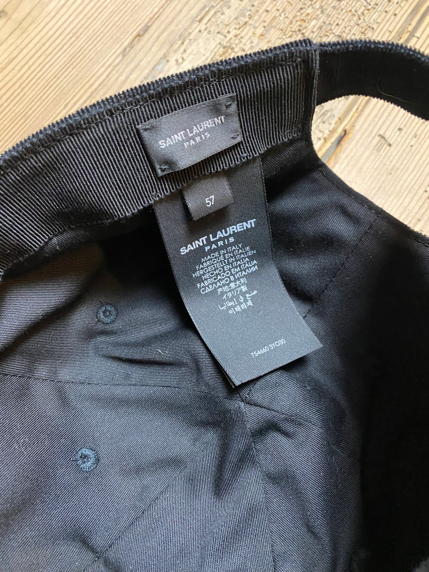 Yves Saint Laurent Velvet Cap