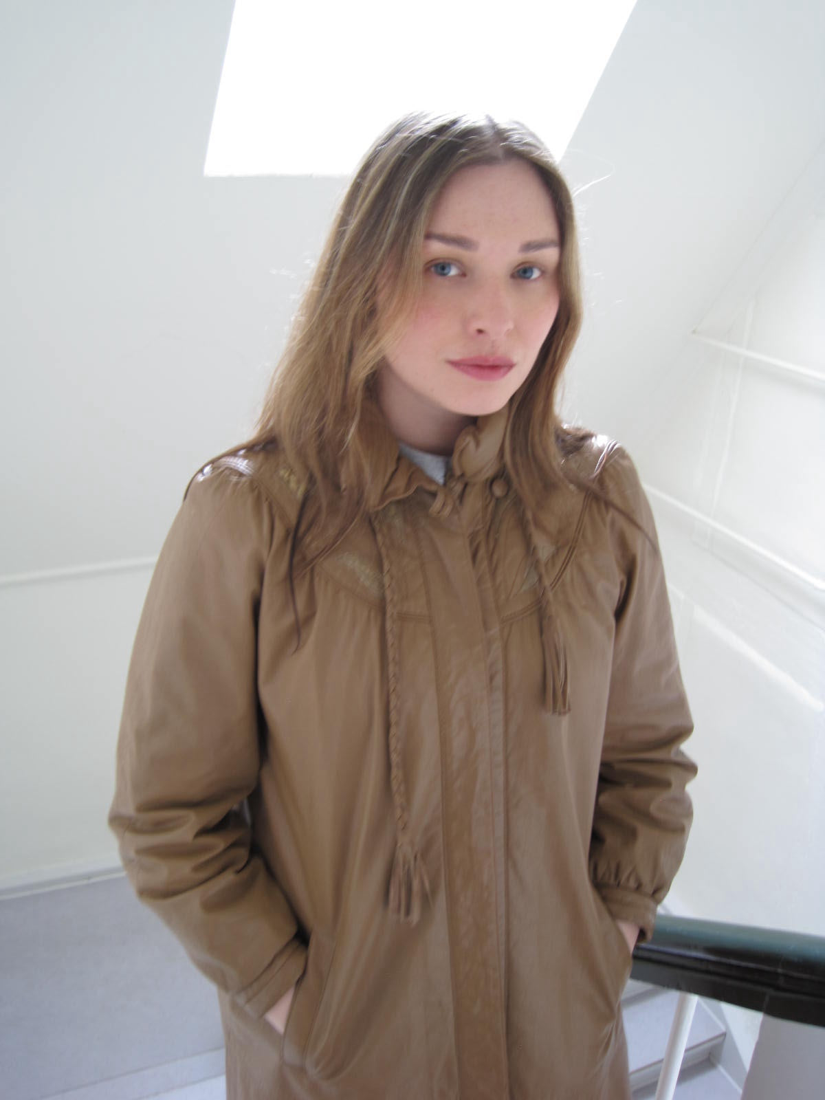 Vintage 80’s CowHide Leather Coat