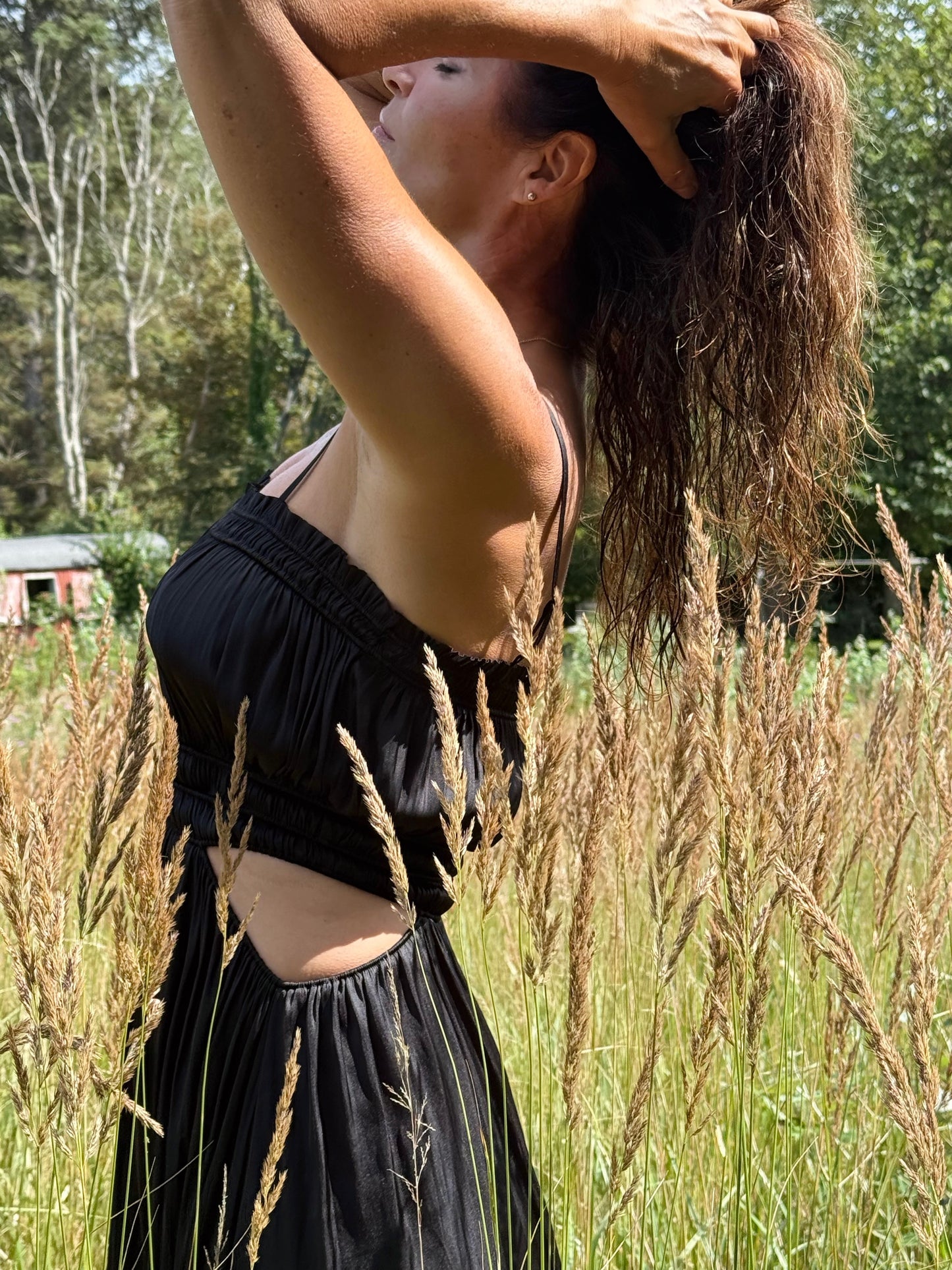 Maje Black Maxi Dress