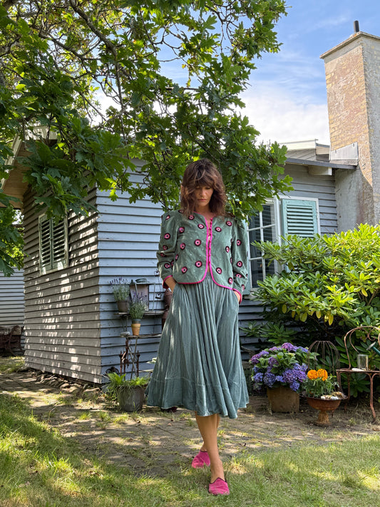 Caro Editions Velvet Skirt