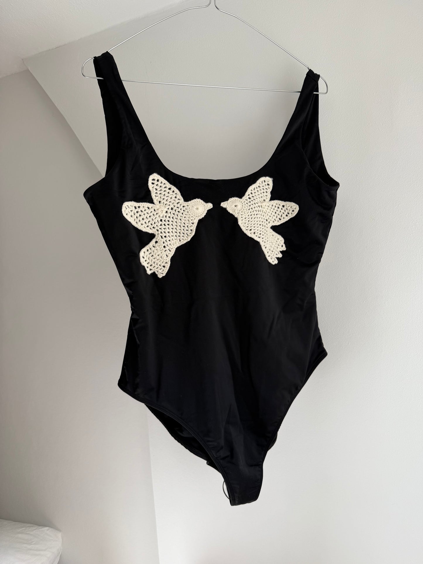 Sea New York Crochet Dove Swimsuit