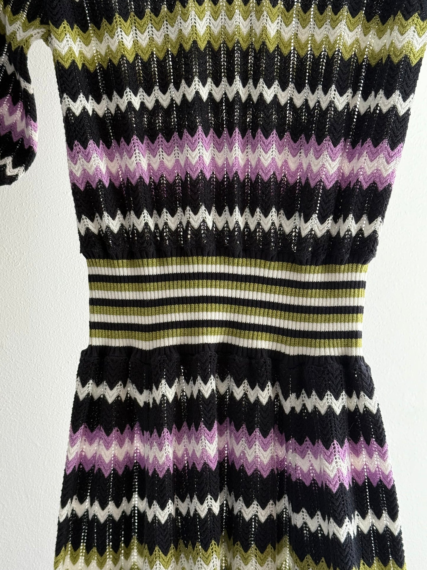 ME+EM Zigzag Print Maxi Dress
