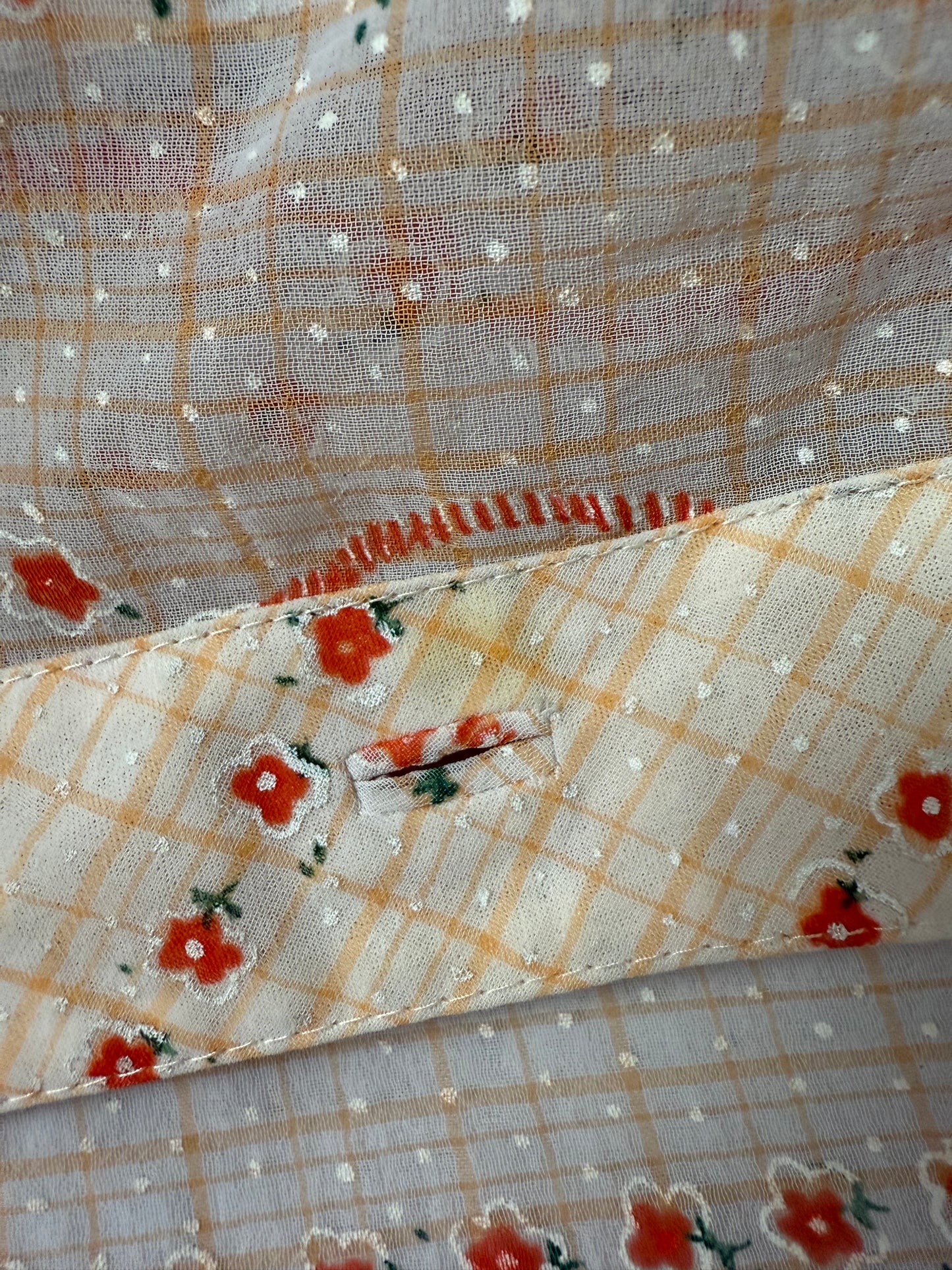 Vintage Mid-1900s Floral Dress