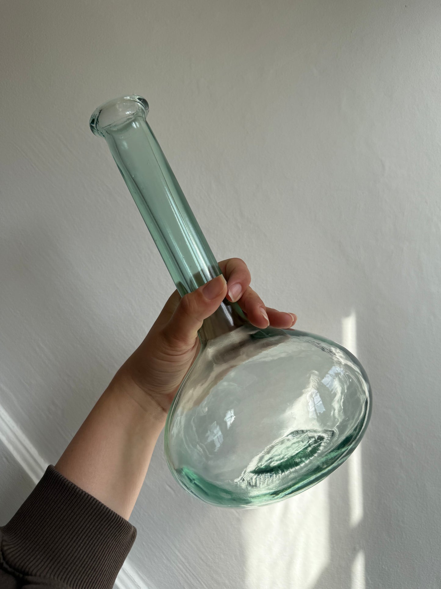 Vintage Glass Decanter with Stopper