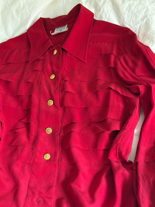 Chanel Classic Button-Up Blouse