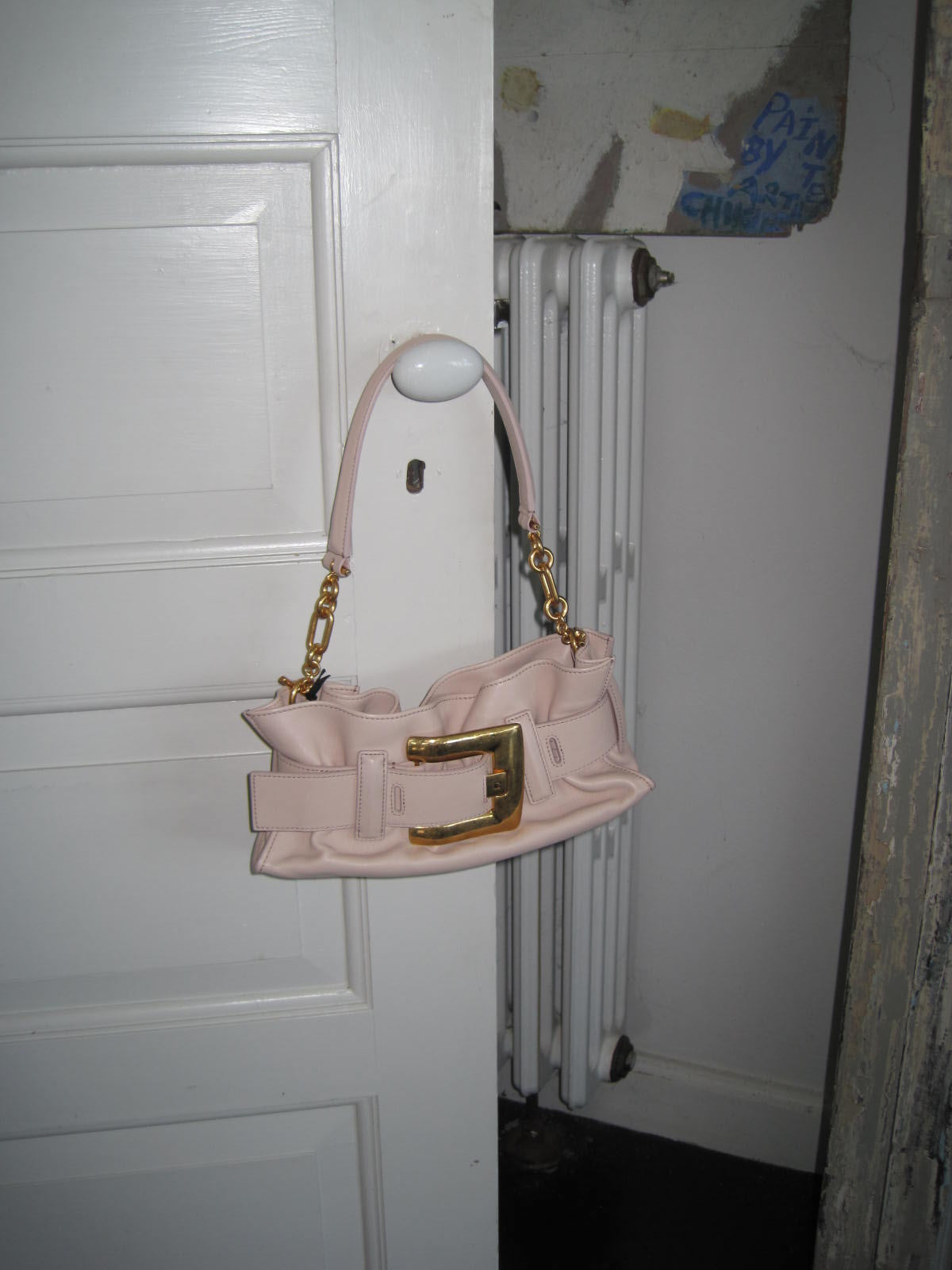 BALMAIN Mini Anthem Leather Bag