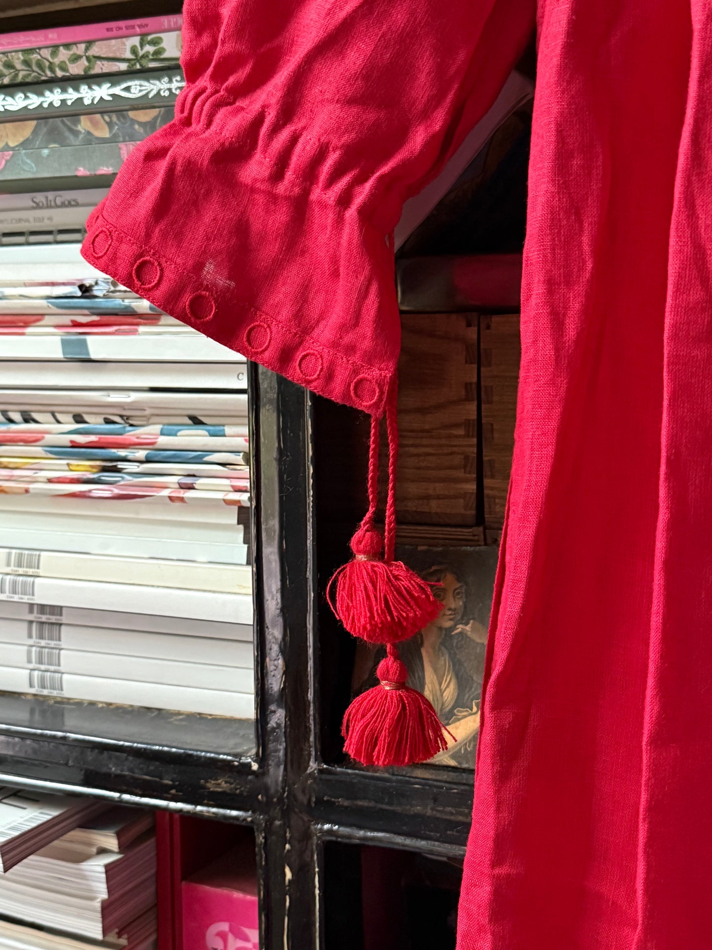 Vita Kin Red Tassel Jumpsuit