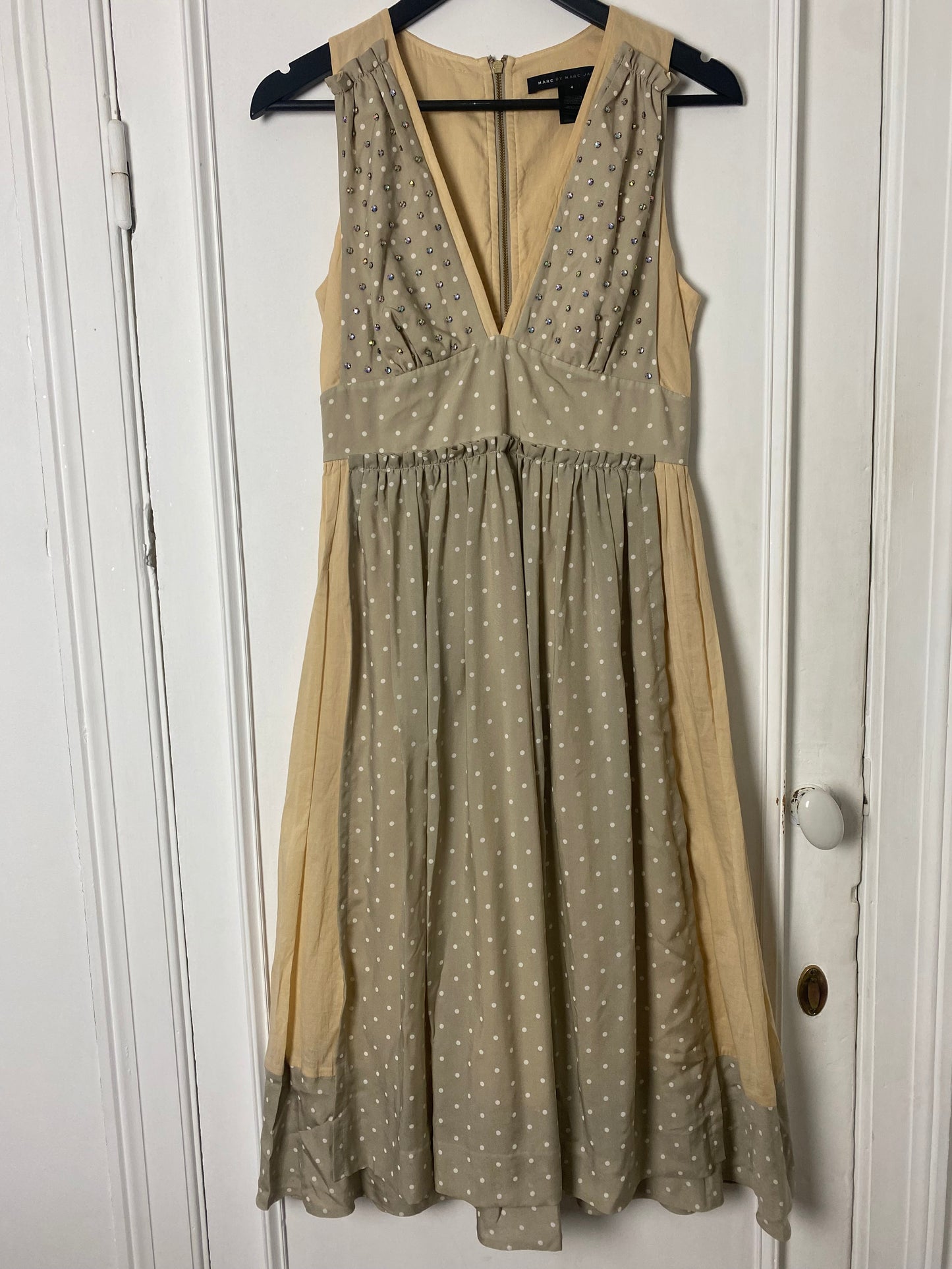Marc by Marc Jacobs Silk Polka Dot Dress