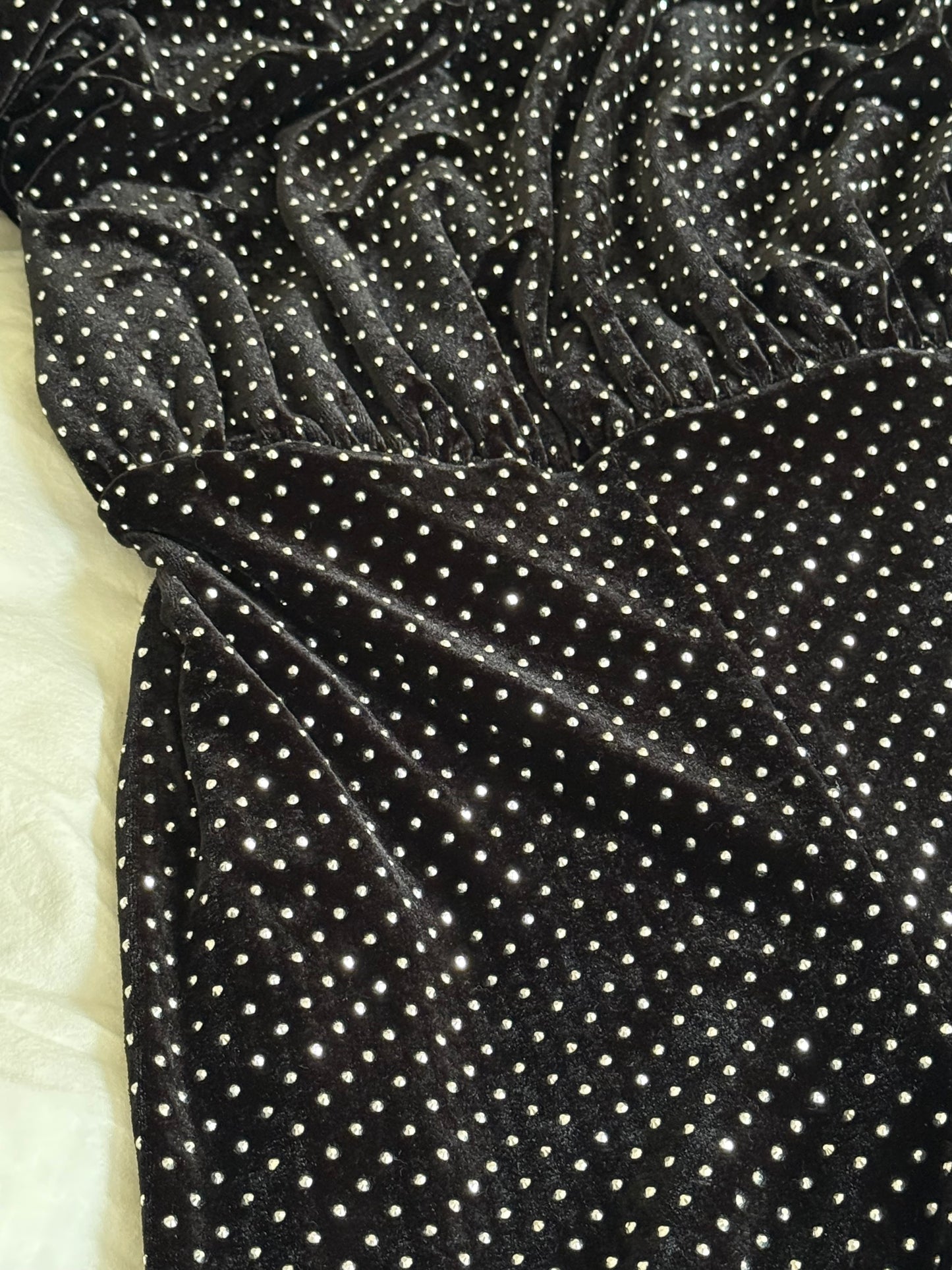 Nadine Merabi Shimmering Jumpsuit with Flared Trousers