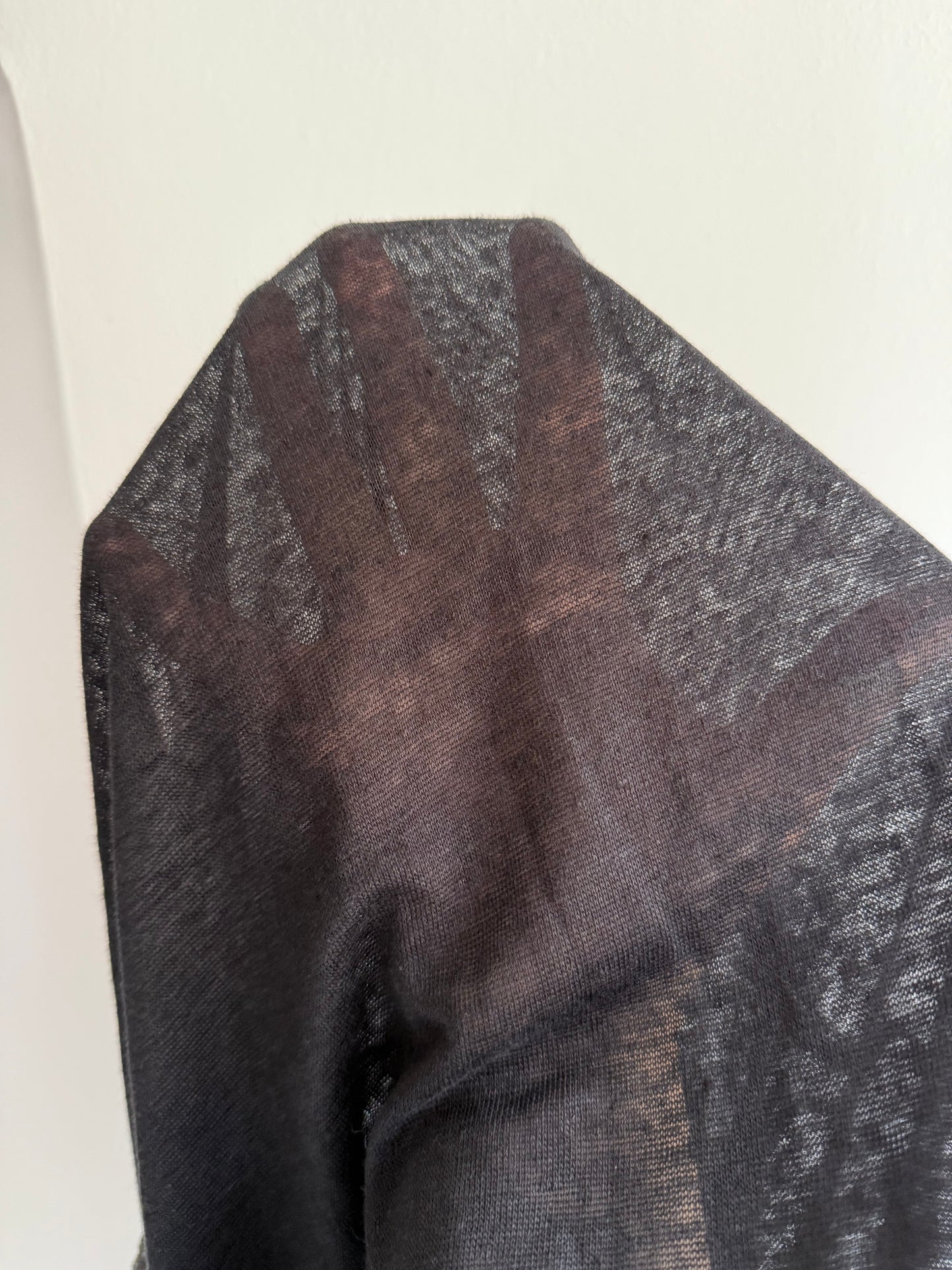 Anine Bing T-shirt with Sequin Sleeves